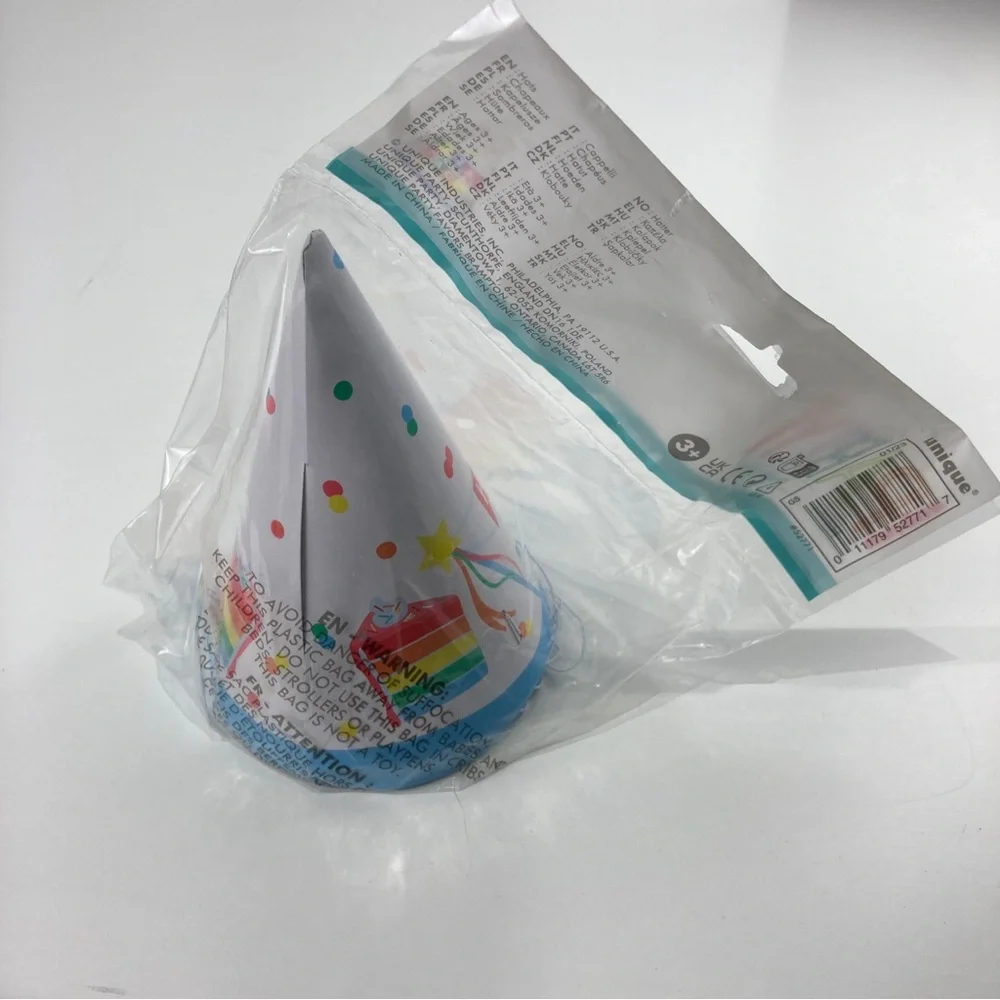 NWT Unique Party Party Supply lot Birthday party hats birthday candles sparklers